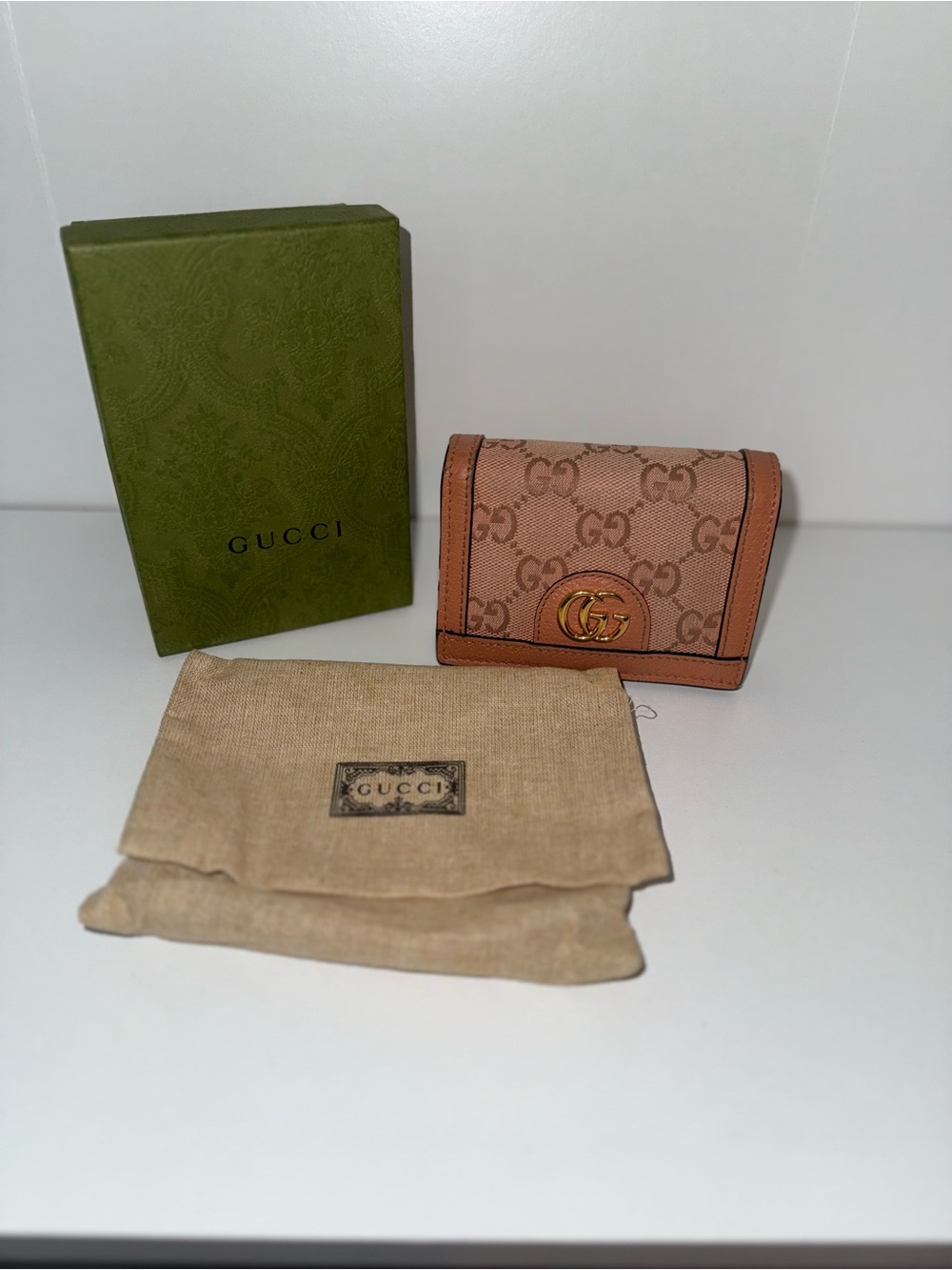 Gucci Pink Ophidia Wallet